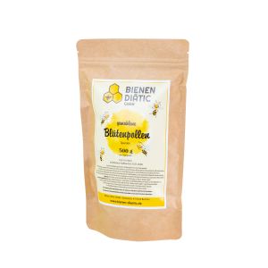 500 g Blütenpollen gemahlen im durchsichtigen Beutel