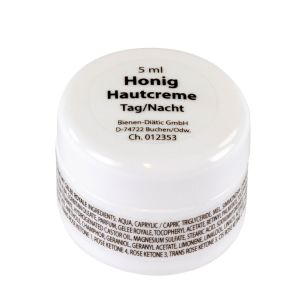 Honig Hautcreme für Tag/Nacht im 5ml Cremetiegel