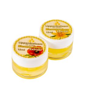 4 Dosen Lippenbalsam mit Bienenwaben Extrakt 15 ml