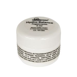 Hydro Balance Tagescreme im weißen 5 ml Cremetiegel