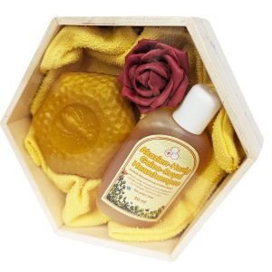 Geschenk Set Wabe 4 Honig Shampoo