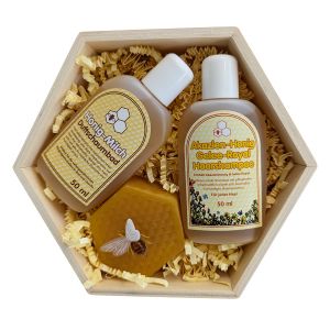 Geschenk Set Wabe Honig Komplett