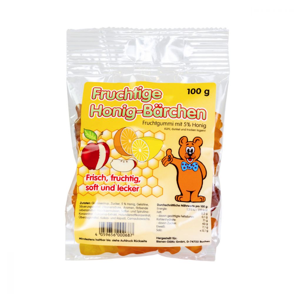 Fruchtige Honigbärchen 100 g