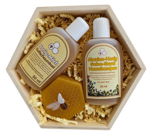 Geschenk Set Wabe Honig Komplett