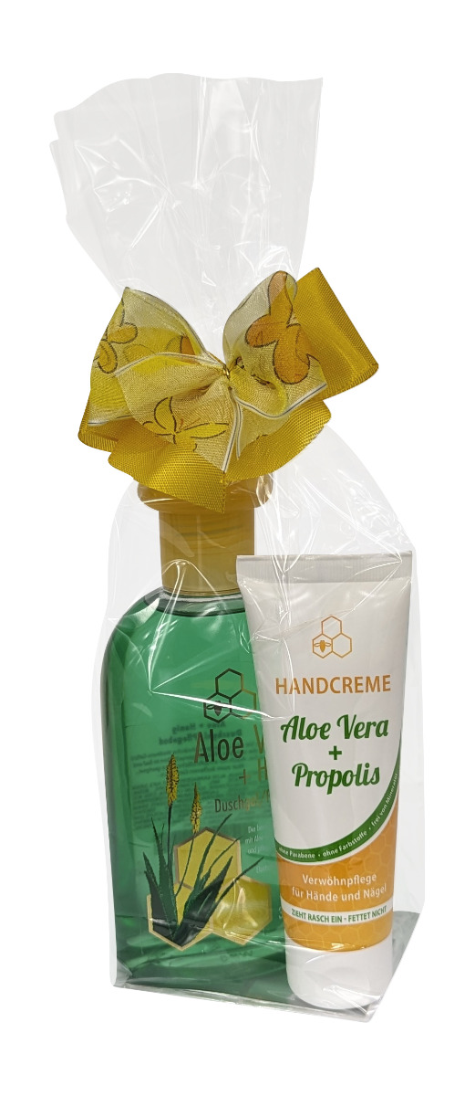 Geschenkset Aloe Vera Dusche + Aloe Vera Handcreme